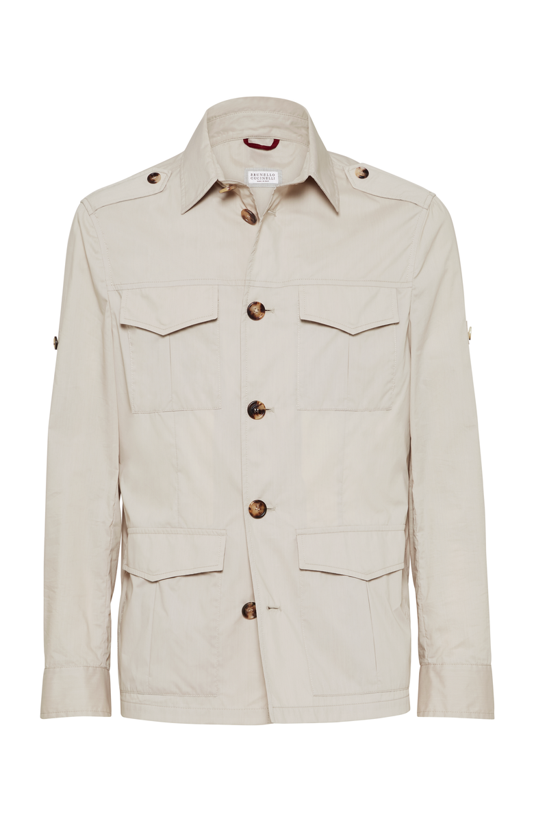 Brunello Cucinelli Water-resistant safari jacket, Main, color, 
