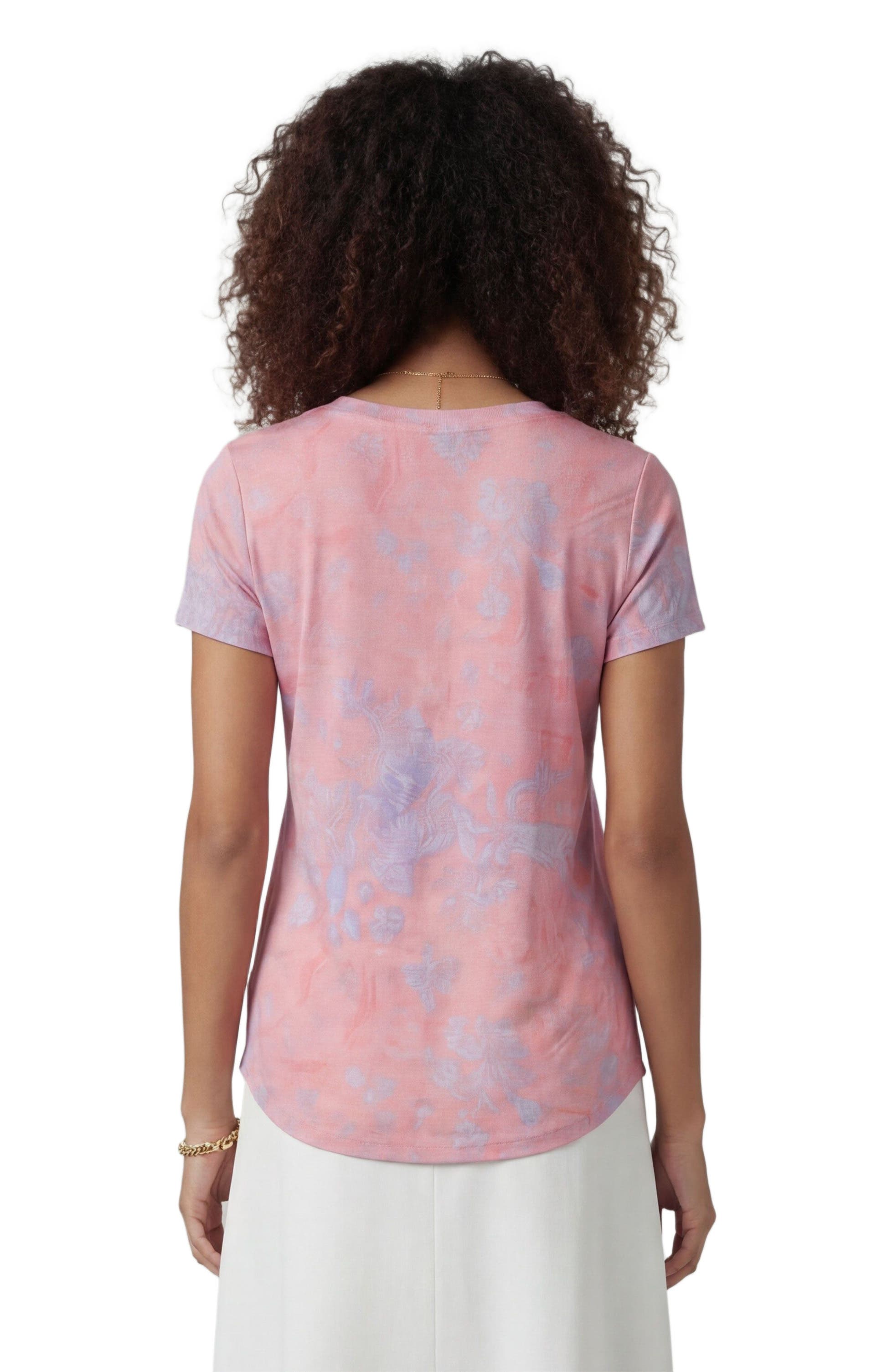 Lords of Harlech Paisley Explosion Womens V-neck Printed Top (Women ...