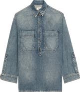 Zadig & Voltaire Timona Oversize Denim Shirt