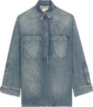 Zadig & Voltaire Timona Oversize Denim Shirt