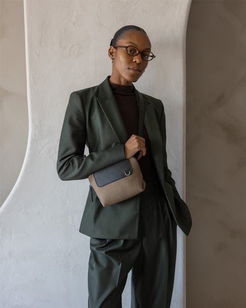 Graf & Lantz Graf Lantz Bedford Merino Wool Belt Bag In Brown