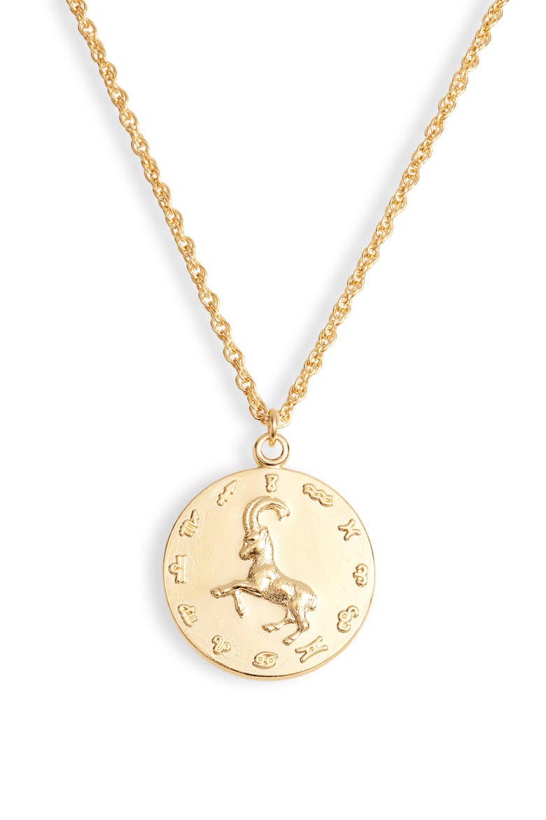 Star Mate Zodiac Necklace, Main, color, CAPRICORN