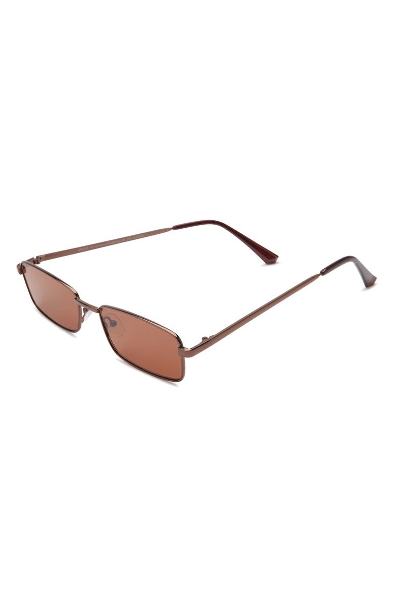 BP. Rectangular Sunglasses, Alternate, color, Bronze- Brown