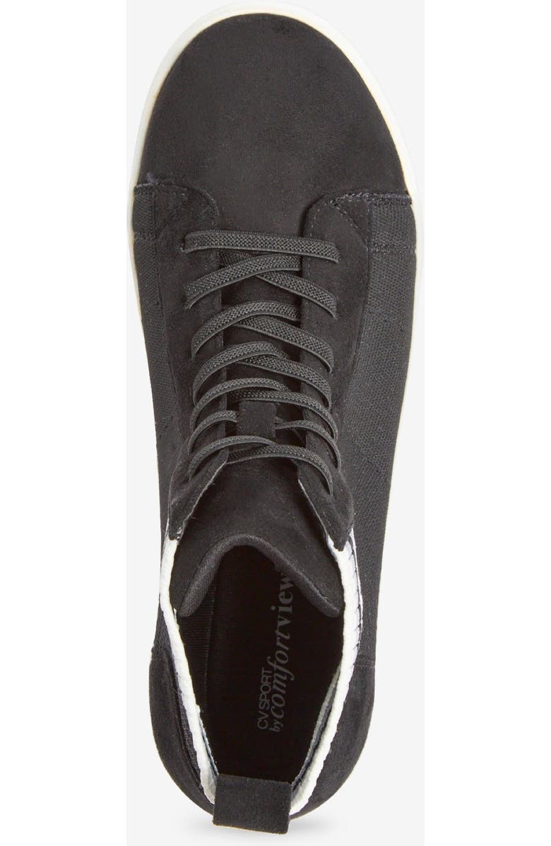 Comfortview CV Sport Jacklyn High Top Slip On Sneaker, Alternate, color, Black