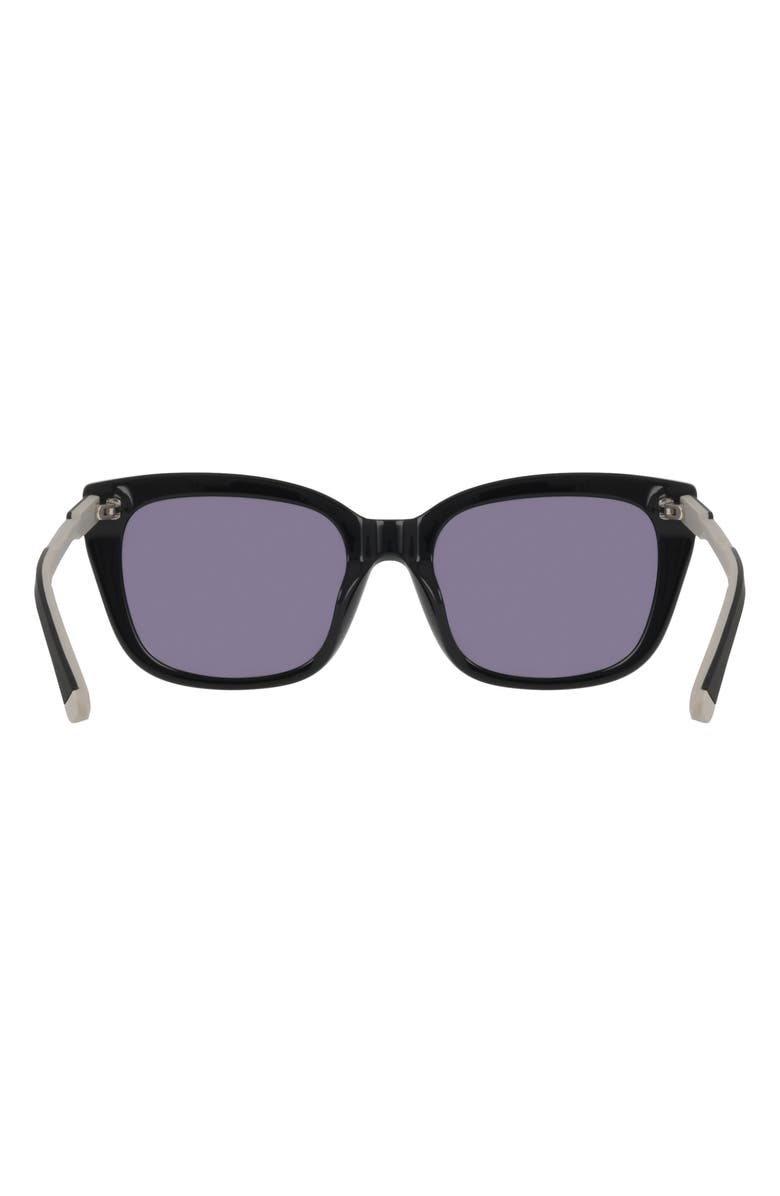 Cole Haan 54mm Square Sunglasses, Alternate, color, Black