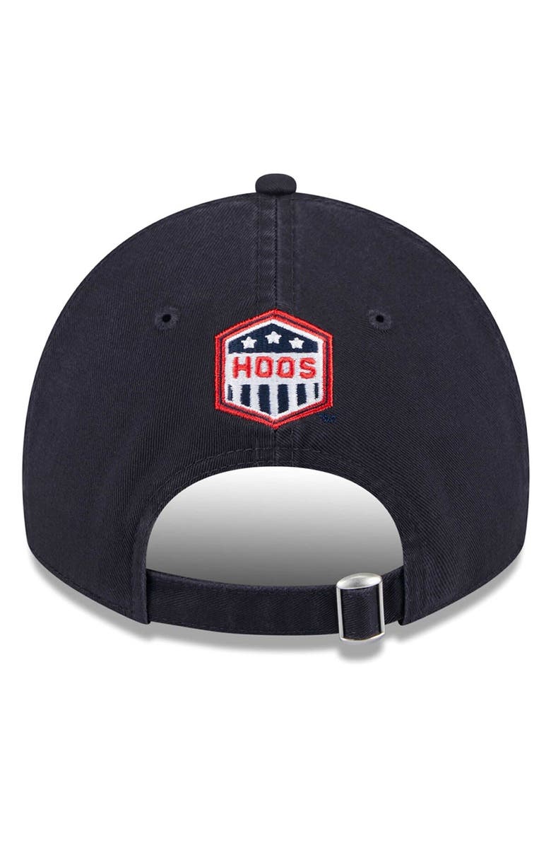 New Era Men's New Era Navy Virginia Cavaliers Red, White & Hoo 9TWENTY Adjustable Hat, Alternate, color, 