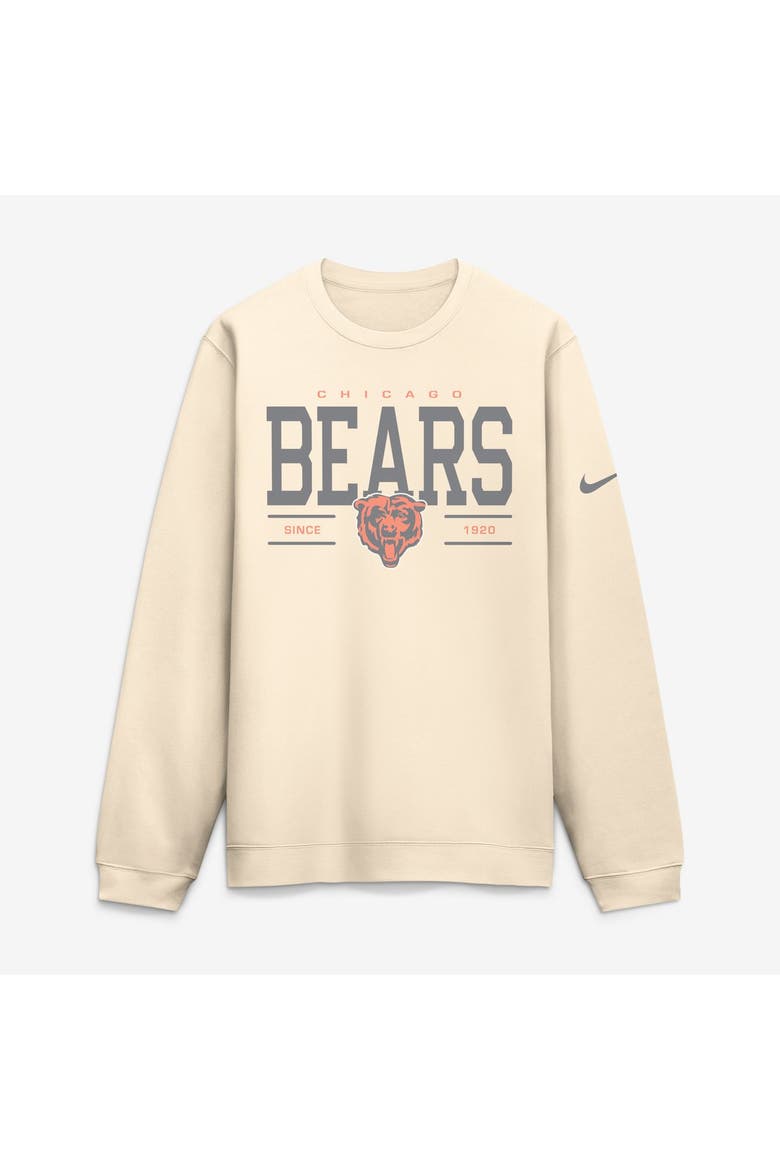 Men's Nike Natural Chicago Bears Always Reppin' Club Sweatshirt, Alternate, color, Natural