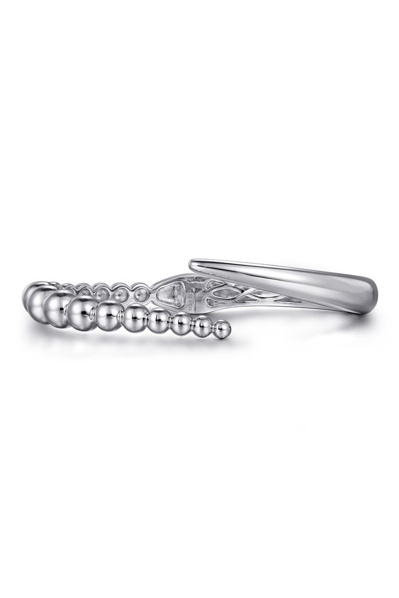Bujukan Sterling Silver Bypass Cuff Bracele, Main, color, STERLING SILVER
