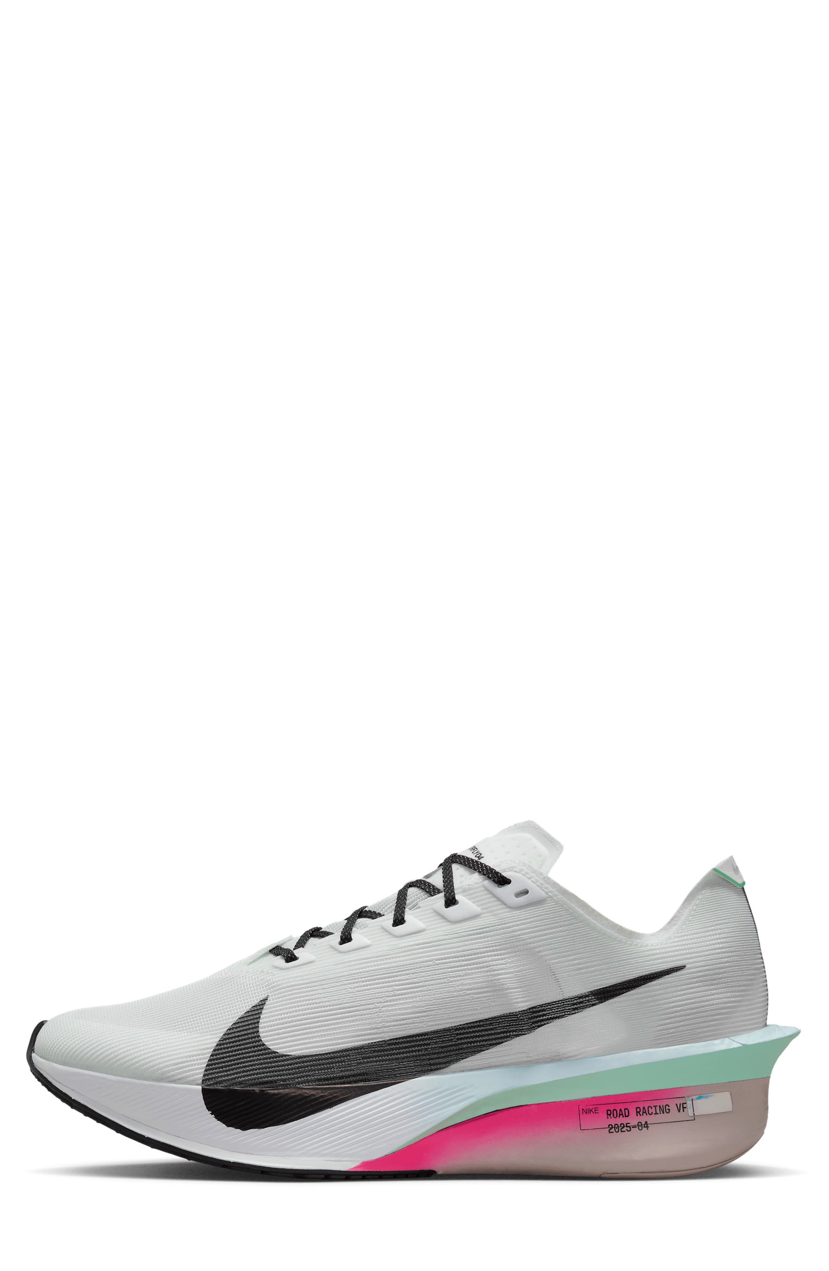 Nike ZoomX Vaporfly Next 4 Racing Shoe, Alternate, color, White/ Hyper Pink