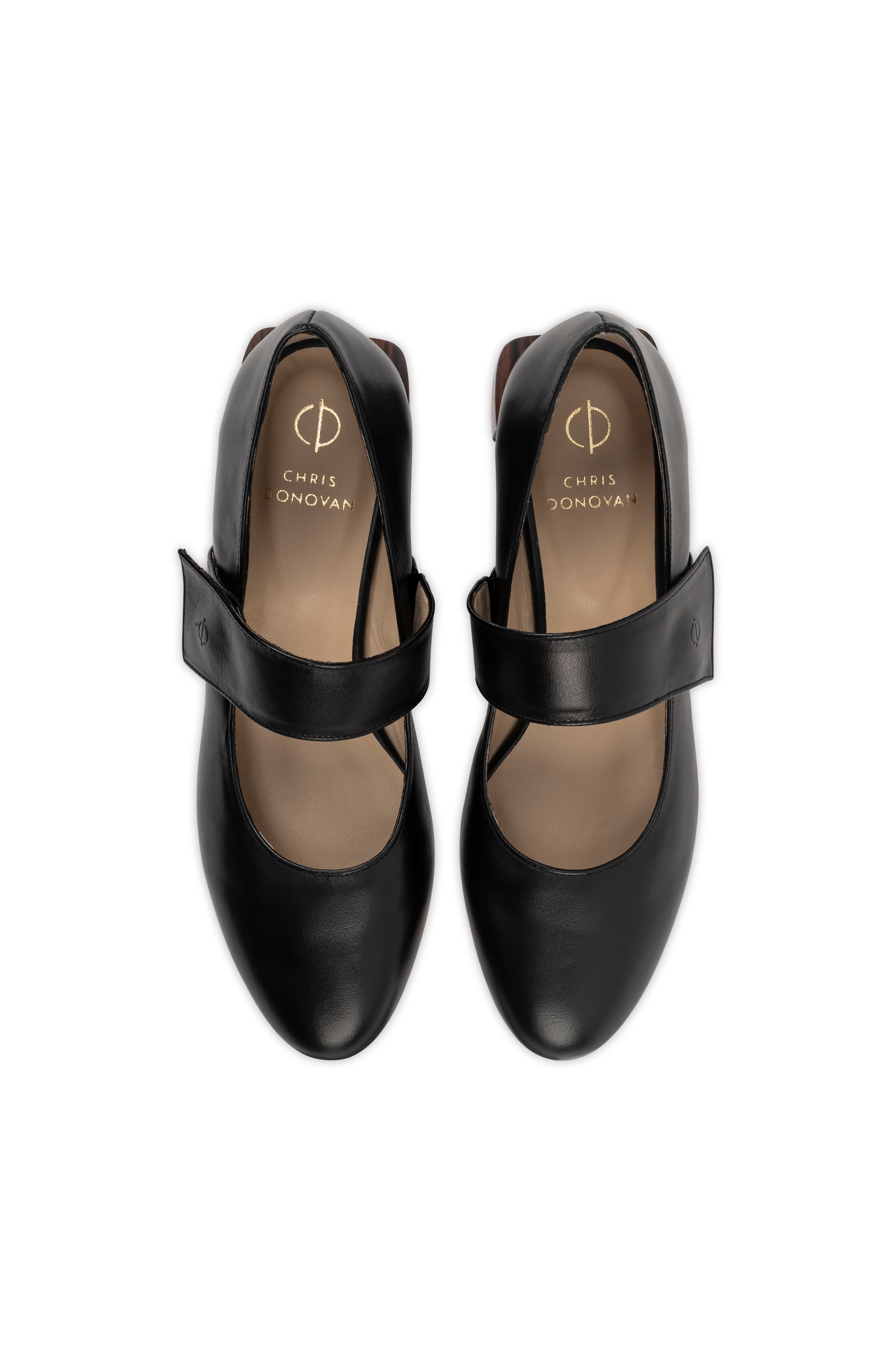 Chris Donovan Footwear Fable Mary Jane, Alternate, color, Black