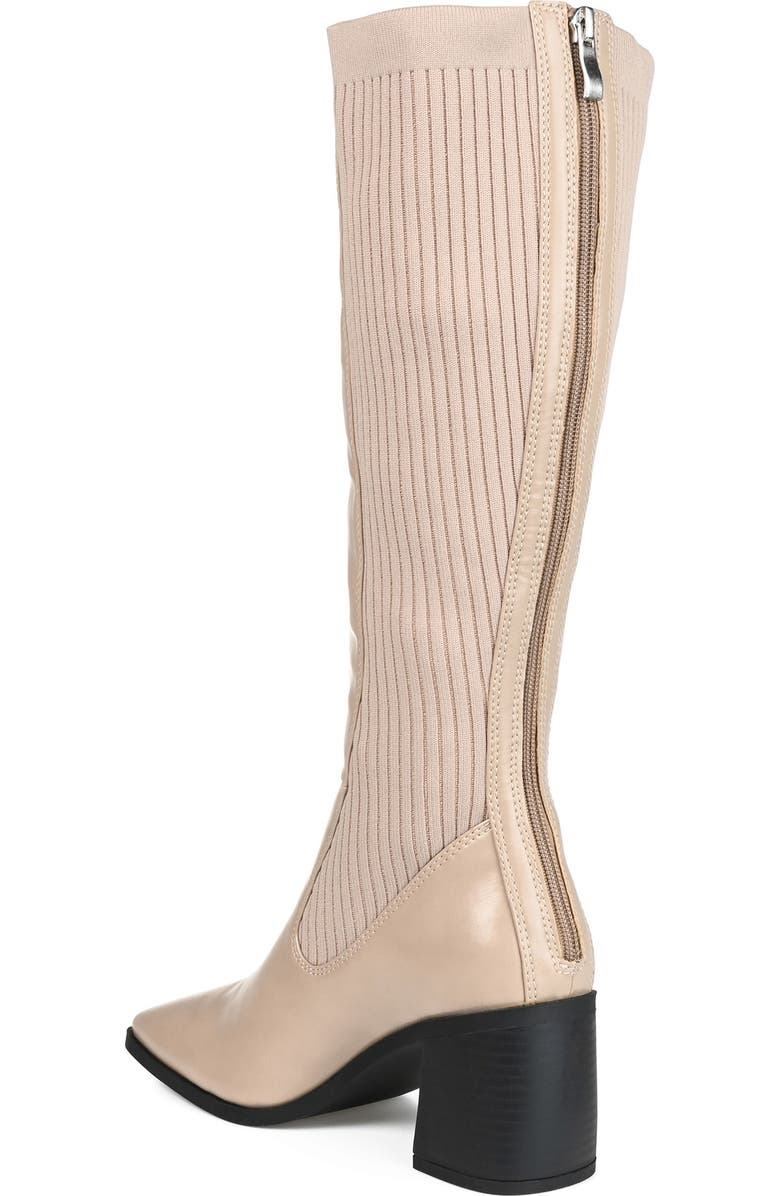 Journee Collection Winny Tall Boot, Alternate, color, Taupe