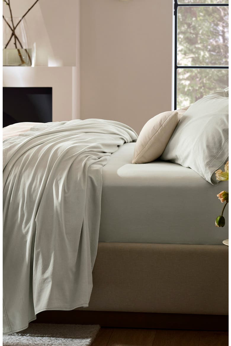 Signature Vintage Washed Organic Cotton Sheet Set, Alternate, color, VINTAGE MEADOW
