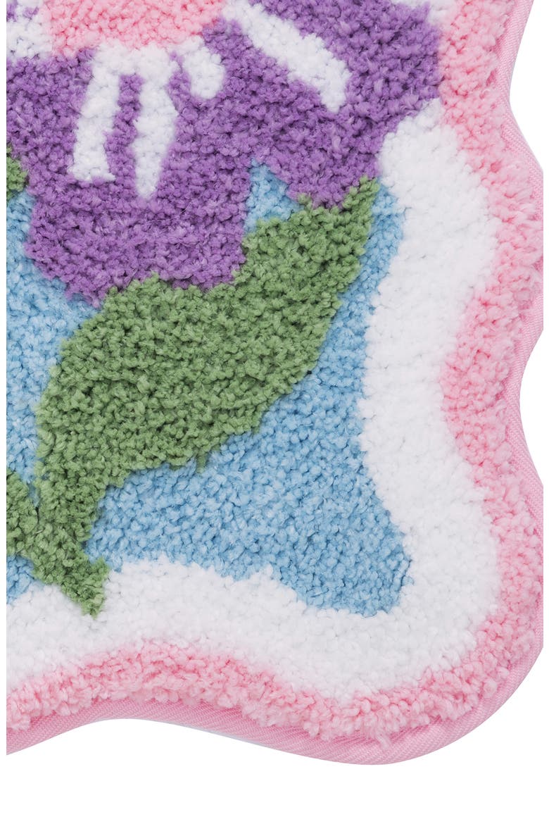 Scalloped Edge Tufted Bath Mat, Alternate, color, NO COLOR