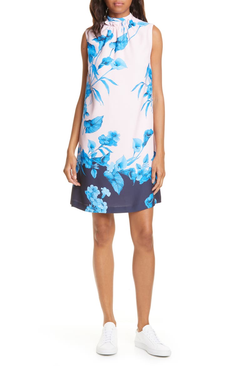 Juniaa Fantasia Tunic Dress, Main, color, DUSKY PINK