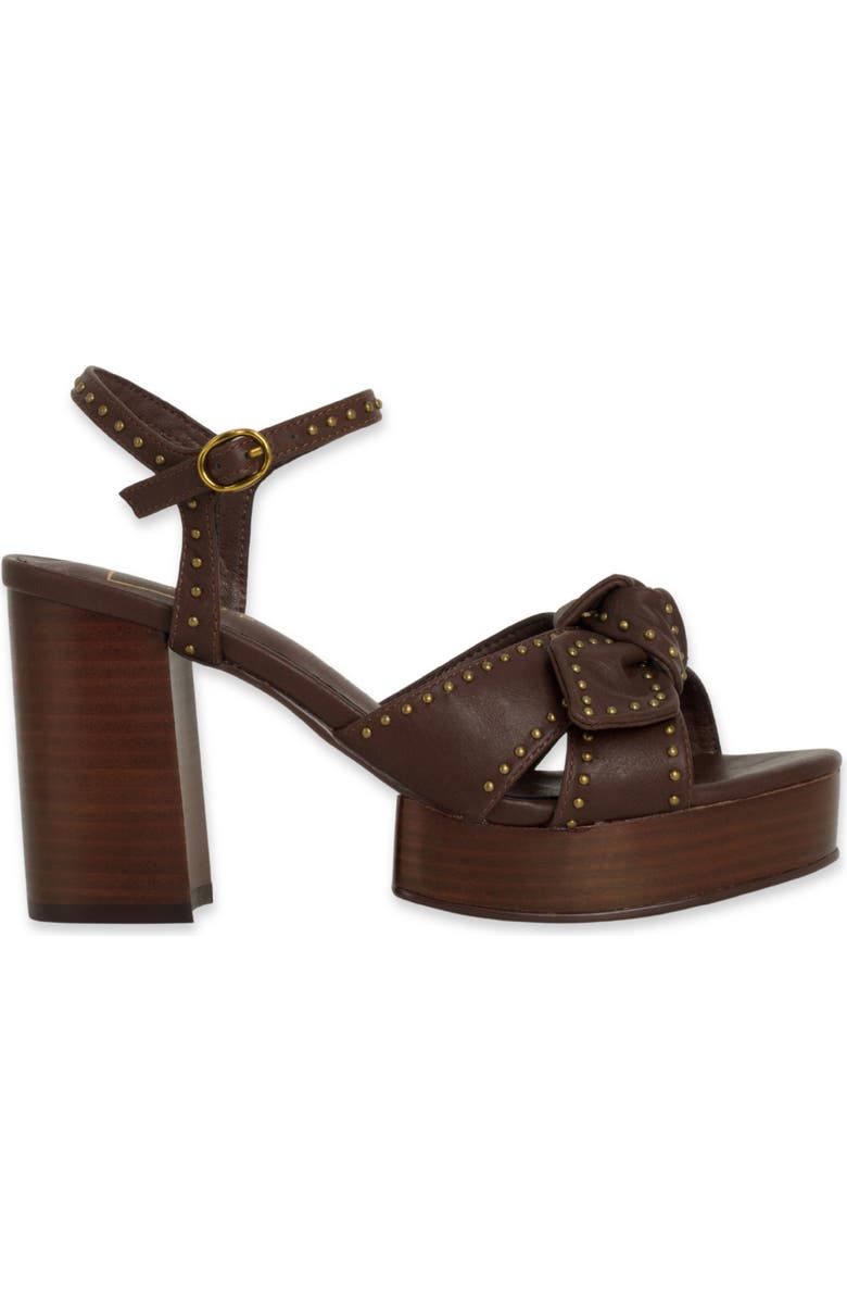 SHUSHOP Etta Studded Platform Sandal, Alternate, color, Brown