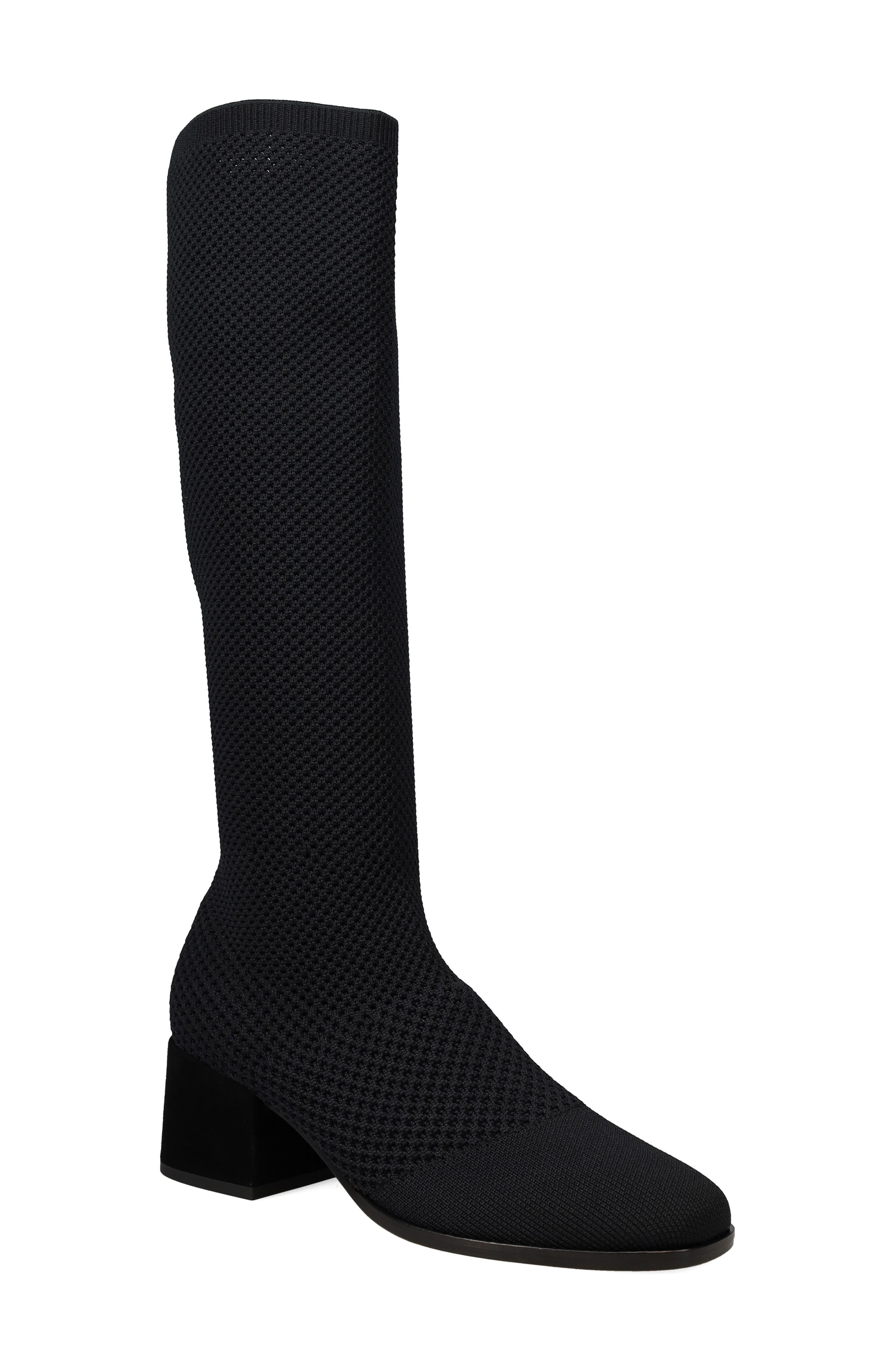 Eileen Fisher Paziz Knit Knee High Boot