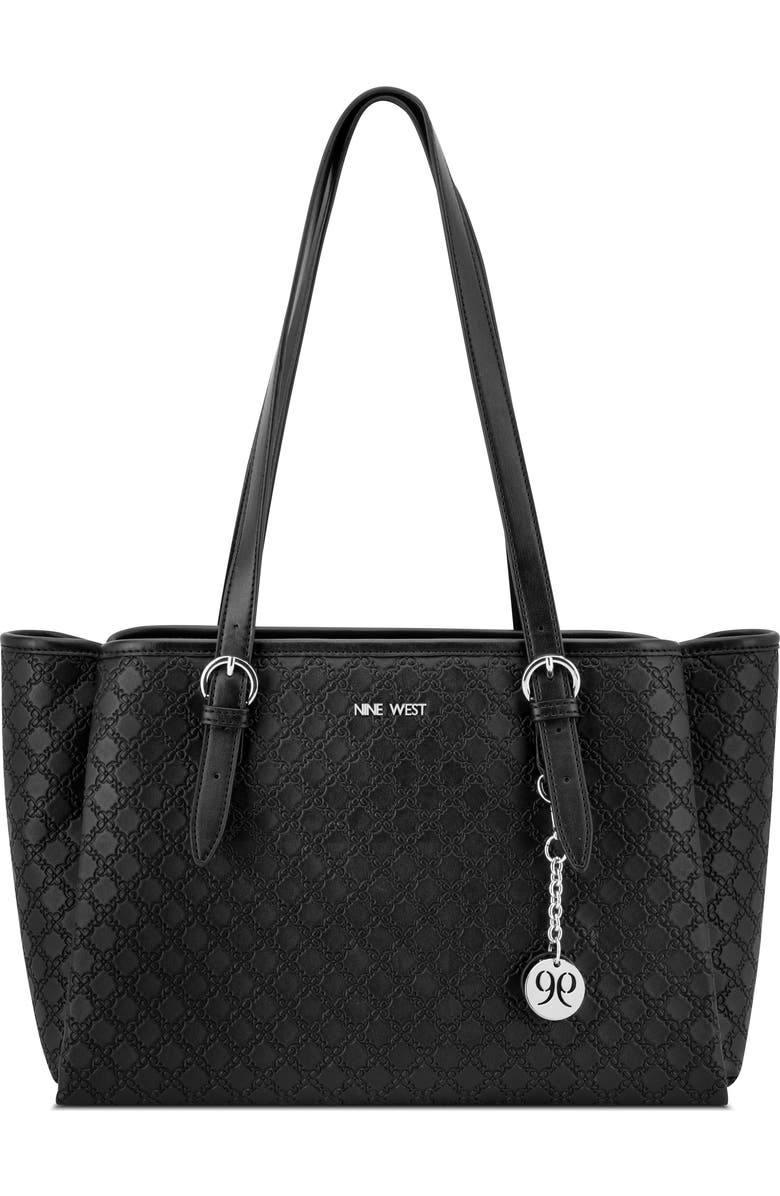 Nine West Kieran Carryall Tote Bag, Main, color, Black