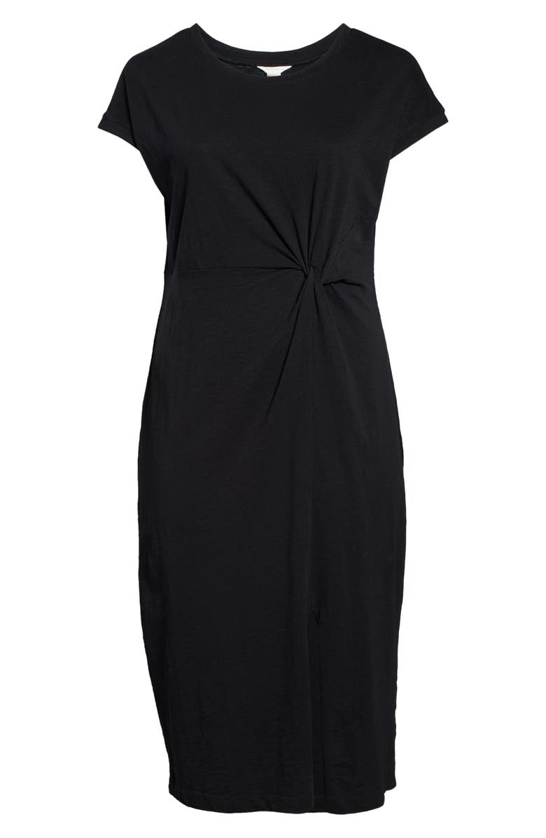 Caslon<sup>®</sup> Twist Detail Organic Cotton Dress, Alternate, color, 