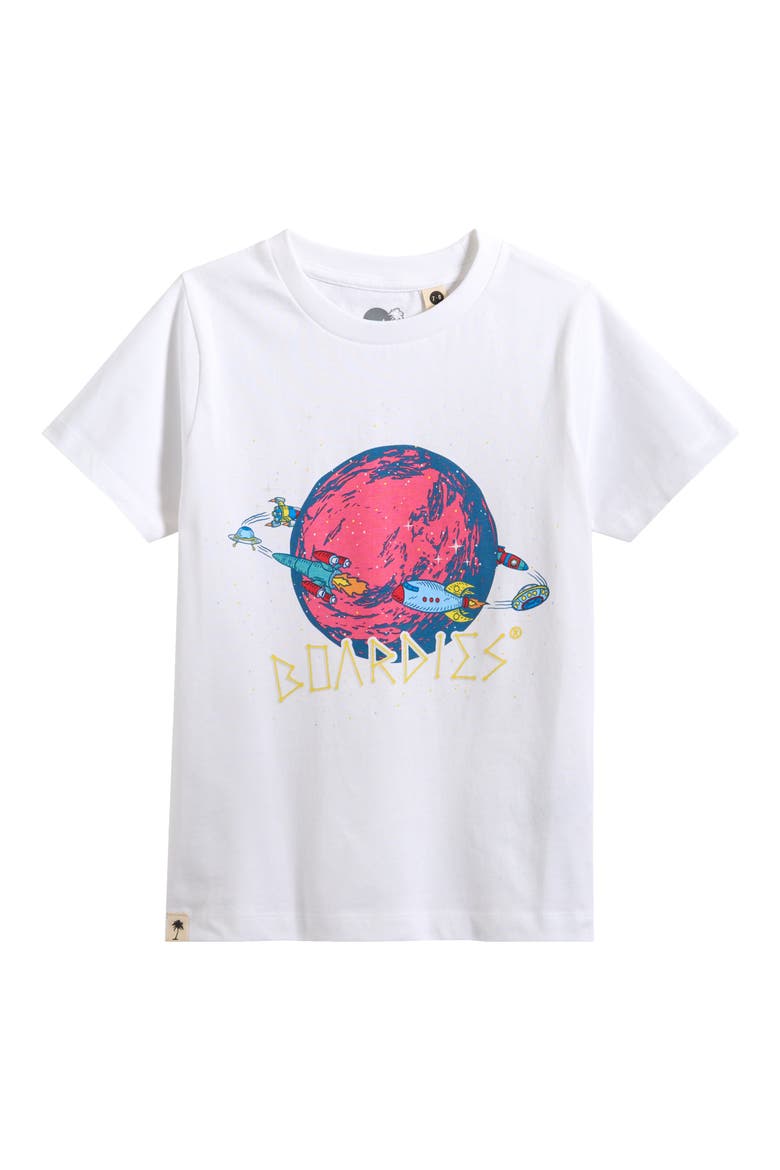 Kids' Rockets Cotton Graphic T-Shirt, Main, color, WHITE
