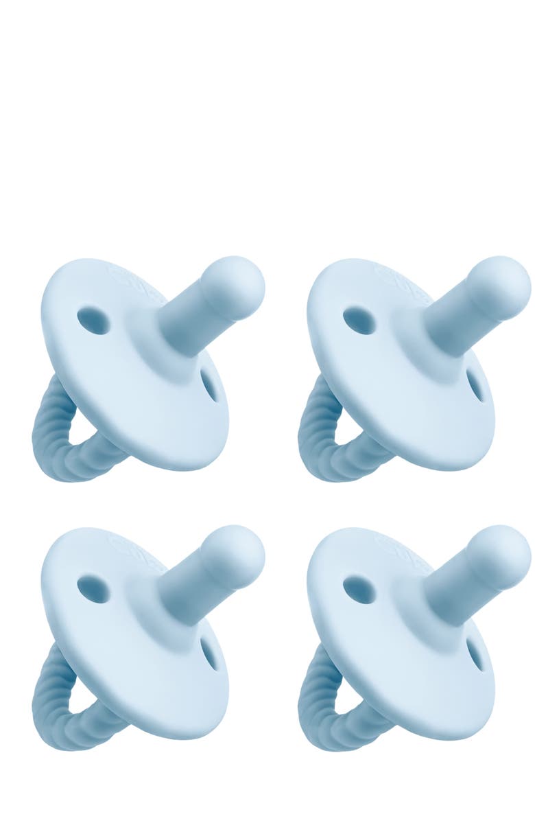 Comfy Cubs Pacifiers, 4 Pack - Stage 2, 6 to 18 Months, Main, color, Blue