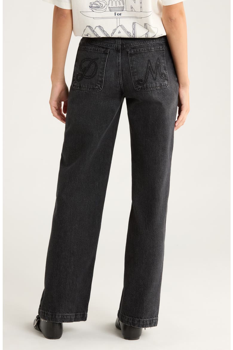 Sinclair Placement Arg Straight Leg Jeans, Alternate, color, GREY