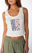 Roxy Oceanview Crop Rib Tank
