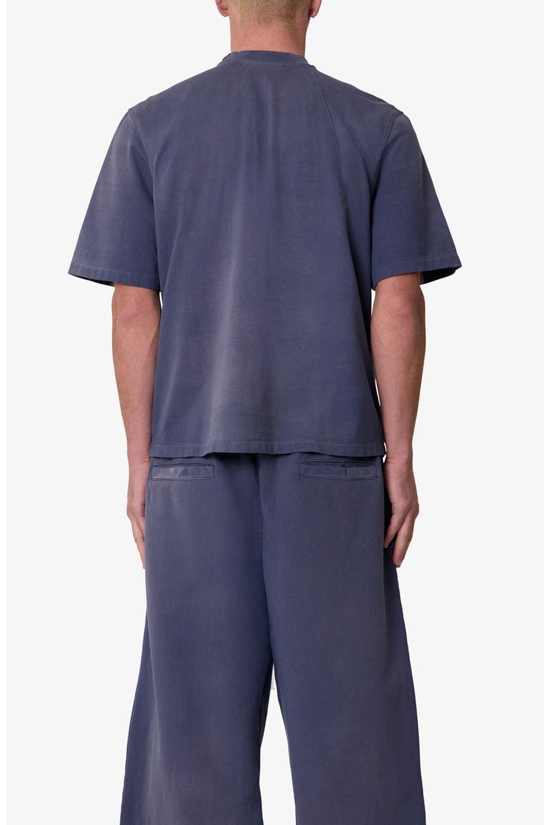 Dart Washed Cotton T-Shirt, Alternate, color, WASHED NAVY