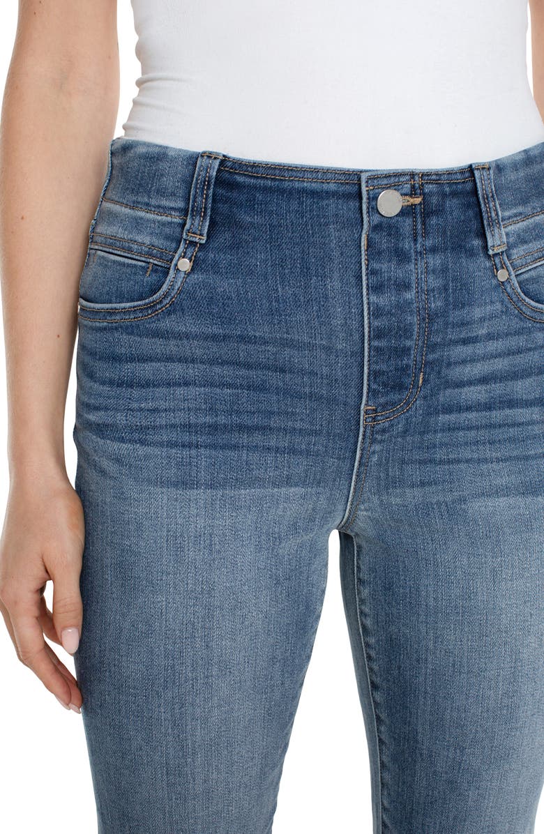 Liverpool Los Angeles Gia Glider Pull-On Crop Flare Jeans, Alternate, color, 