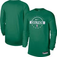 Nike Men's Nike Kelly Green Boston Celtics 2025/26 On-Court Flare Dri-FIT Practice Long Sleeve Tri-Blend T-Shirt