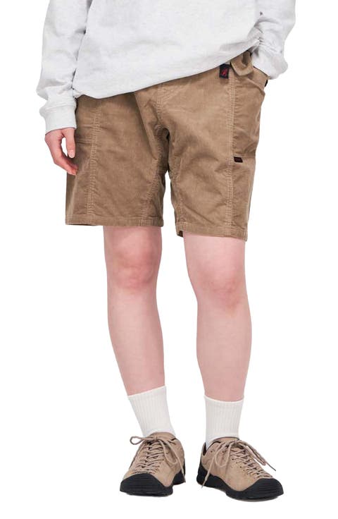 Woven Corduroy Utility Shorts