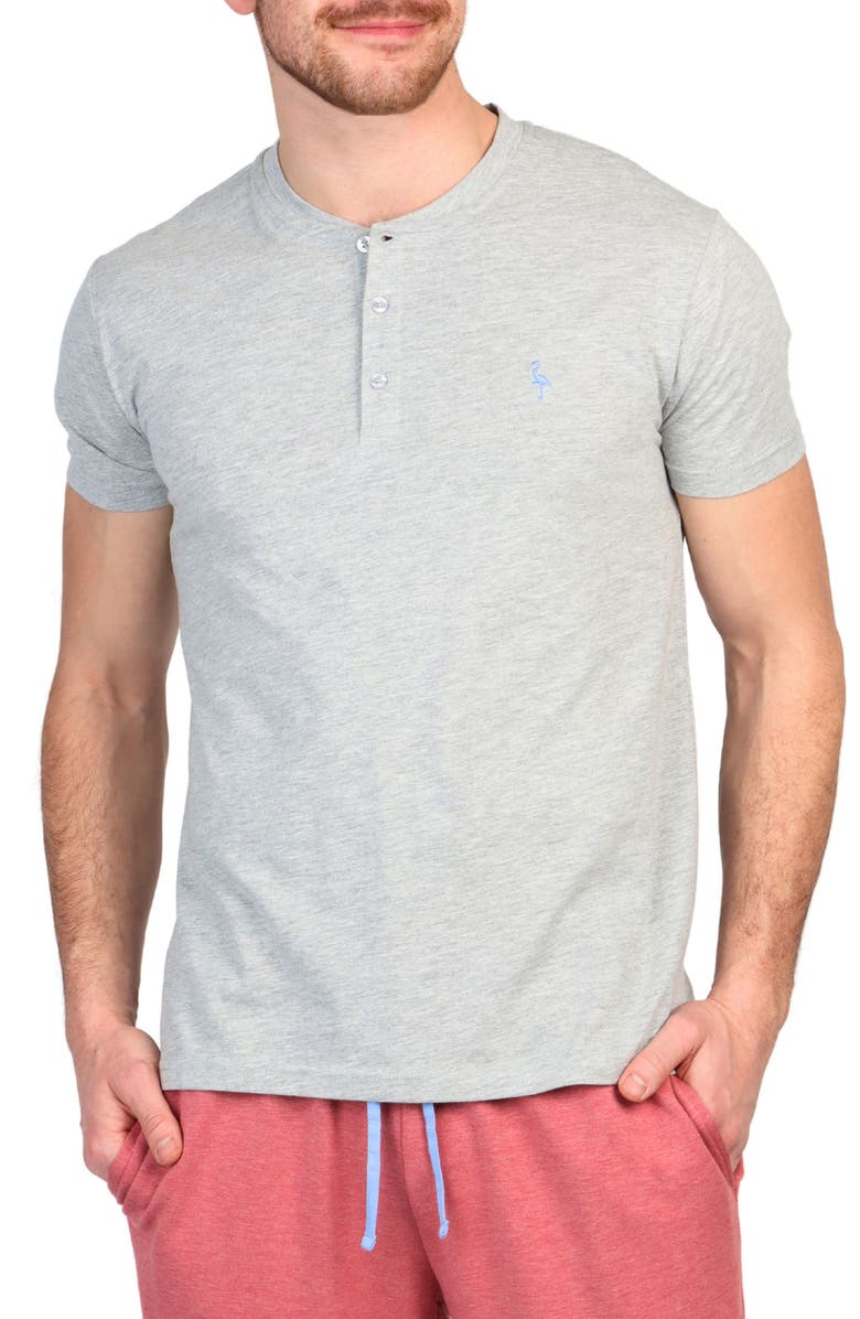 TailorByrd Henley Lounge T-Shirt, Main, color, Grey Heather