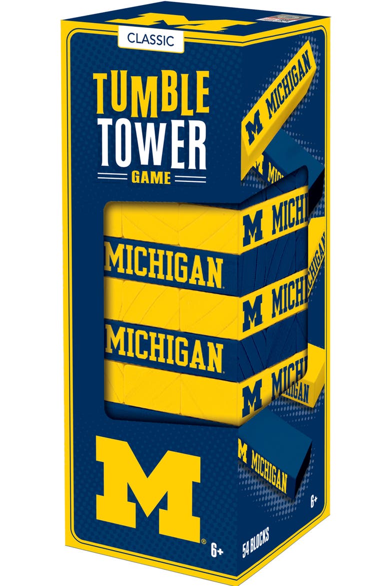 Michigan Wolverines Tumble Tower, Main, color, Multicolor