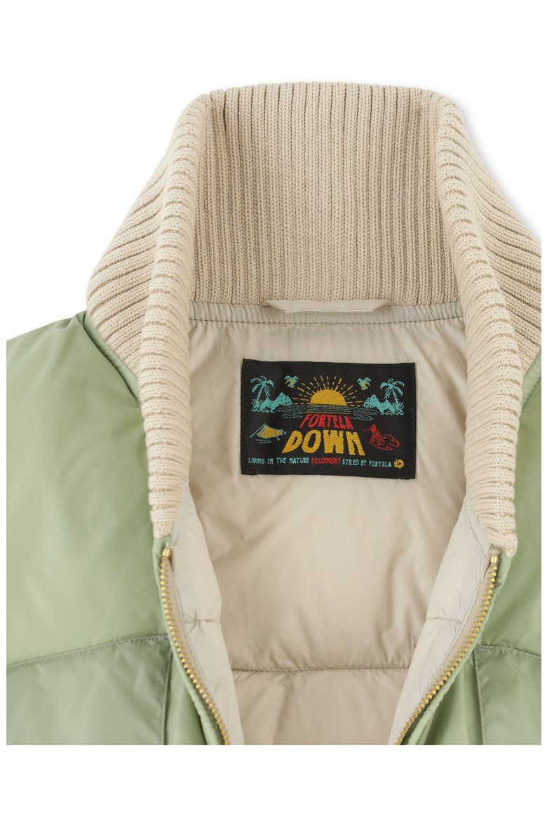 Yellow Down Vest, Alternate, color, LIGHT GREEN