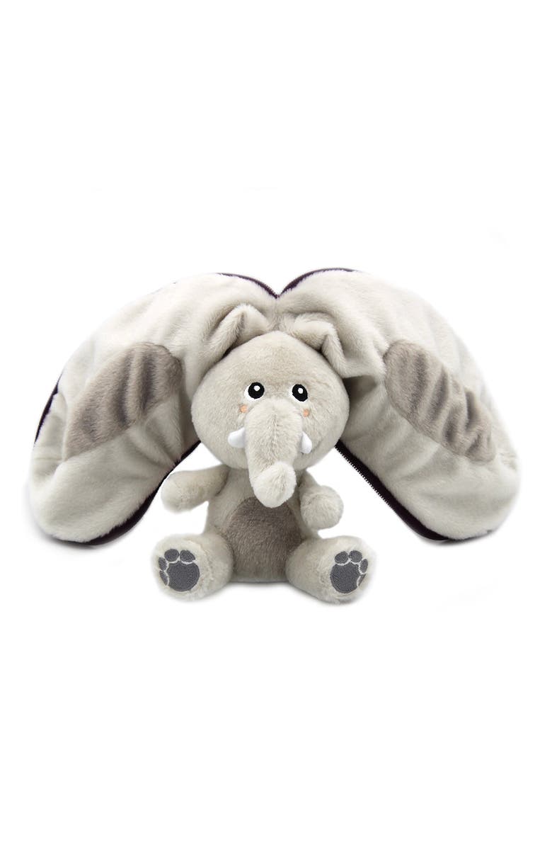 Flipetz Velvet the Elephant Eggplant, Alternate, color, Purple