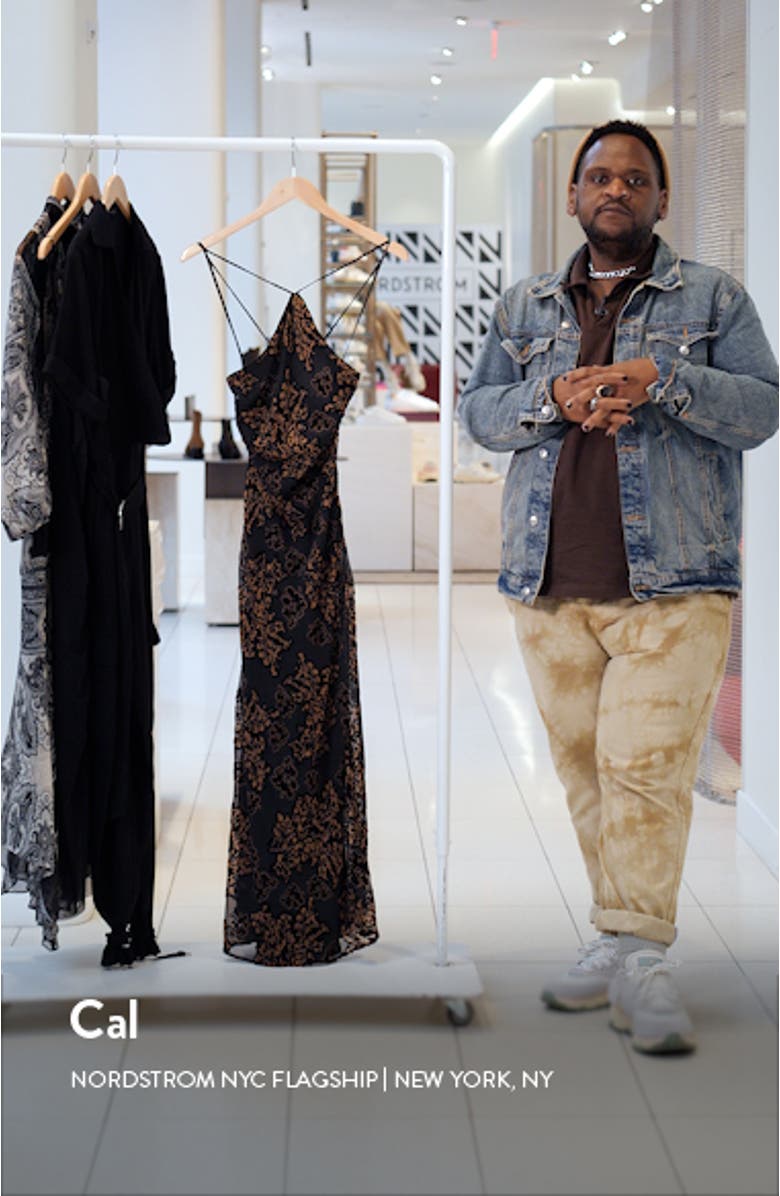 Jacquard Halter Dress, sales video thumbnail