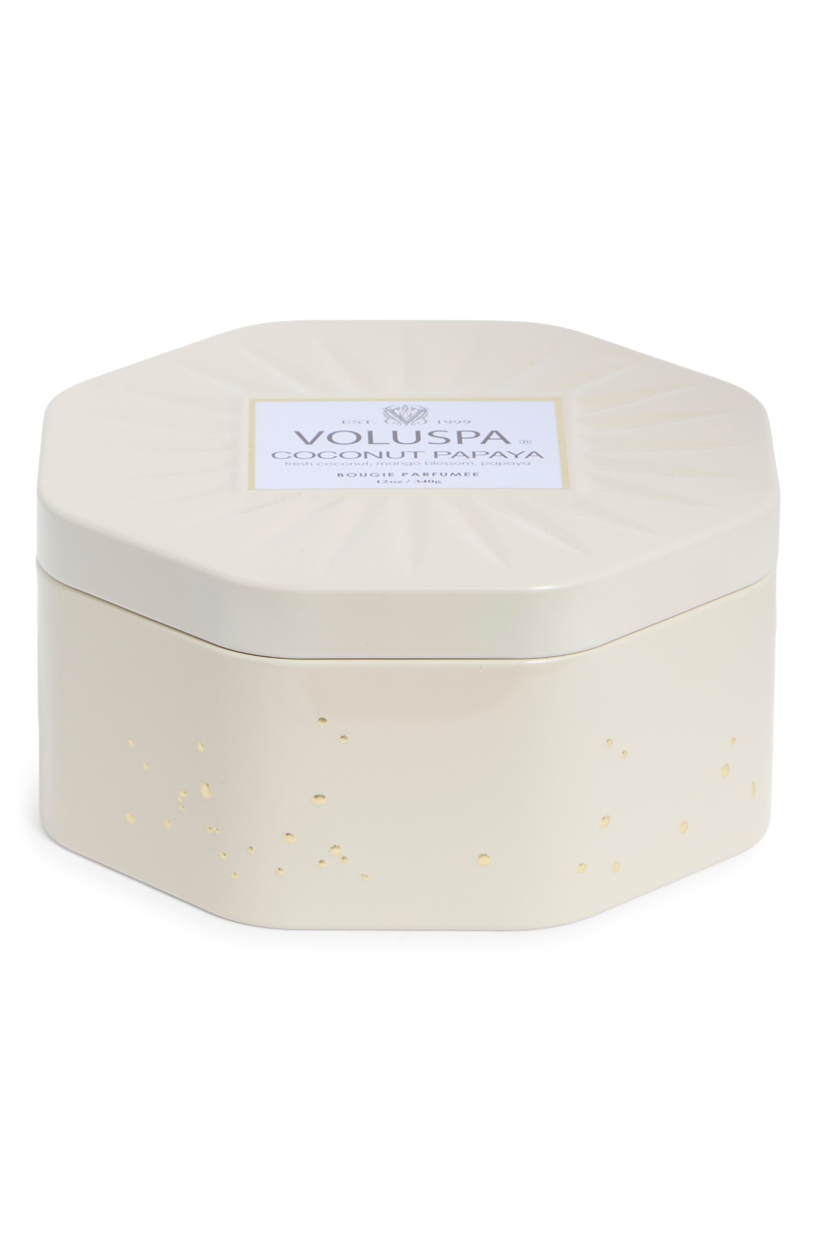 Voluspa Coconut Papaya Tin Candle