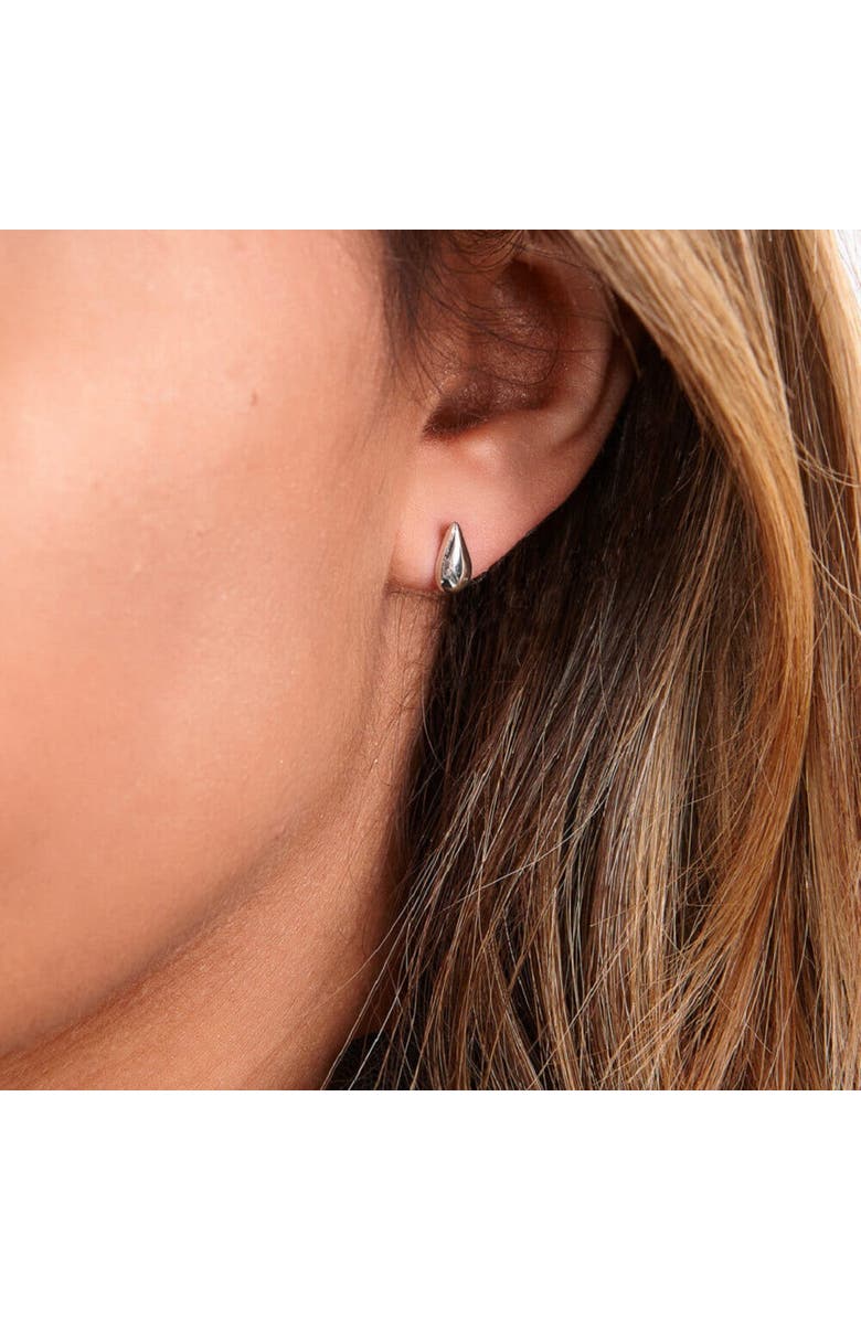 Lucy Quartermaine Mini Tear Drop Studs, Alternate, color, Sterling Silver