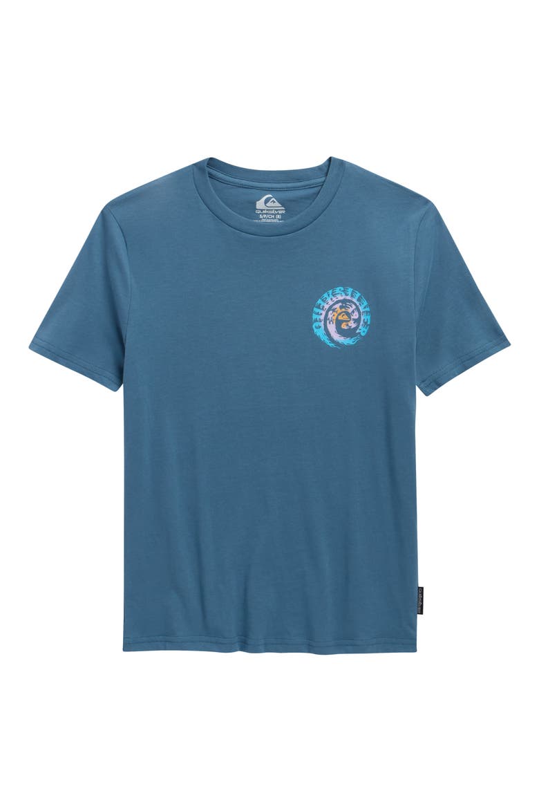 Kids' Spiral Saw Cotton Graphic T-Shirt, Main, color, REAL TEAL