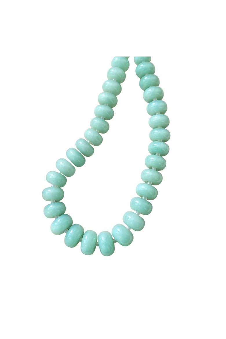 Sea-Foam Mist Necklace, Main, color, Blue