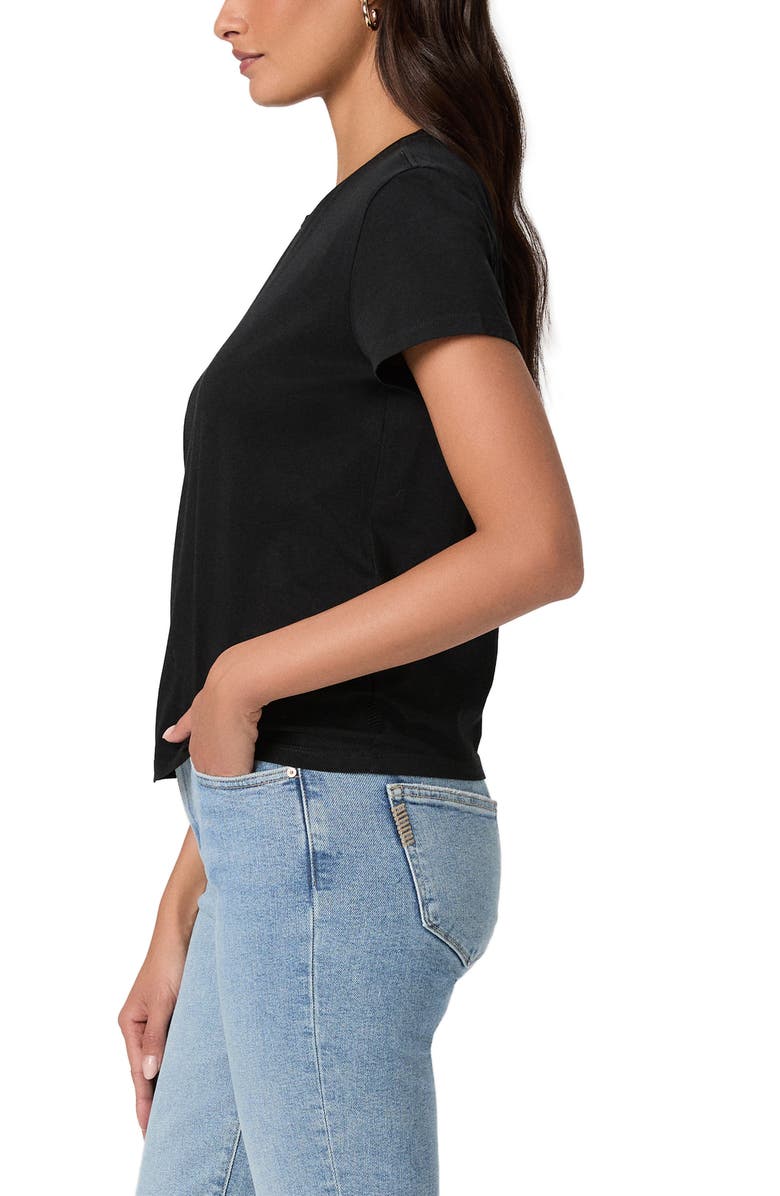 PAIGE Haven Pima Cotton T-Shirt, Alternate, color, Black