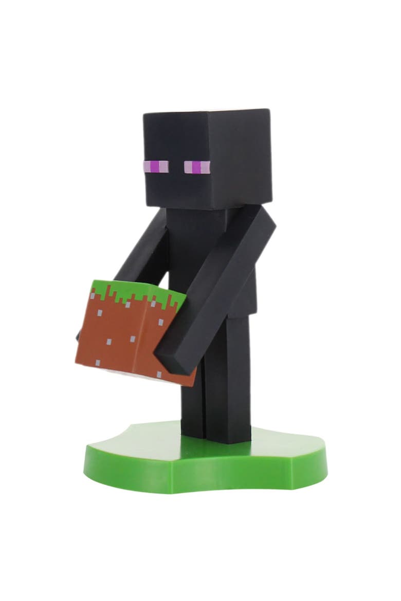 Minecraft 4 Inch Enderman Cable Guys Earbud and Phone Holder, Alternate, color, Multicolored