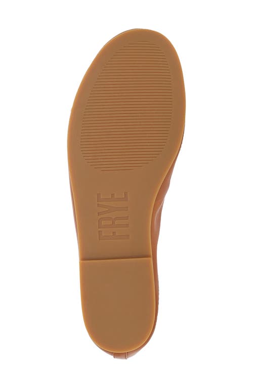 Frye Emma Ballet Flat In Dark Latte