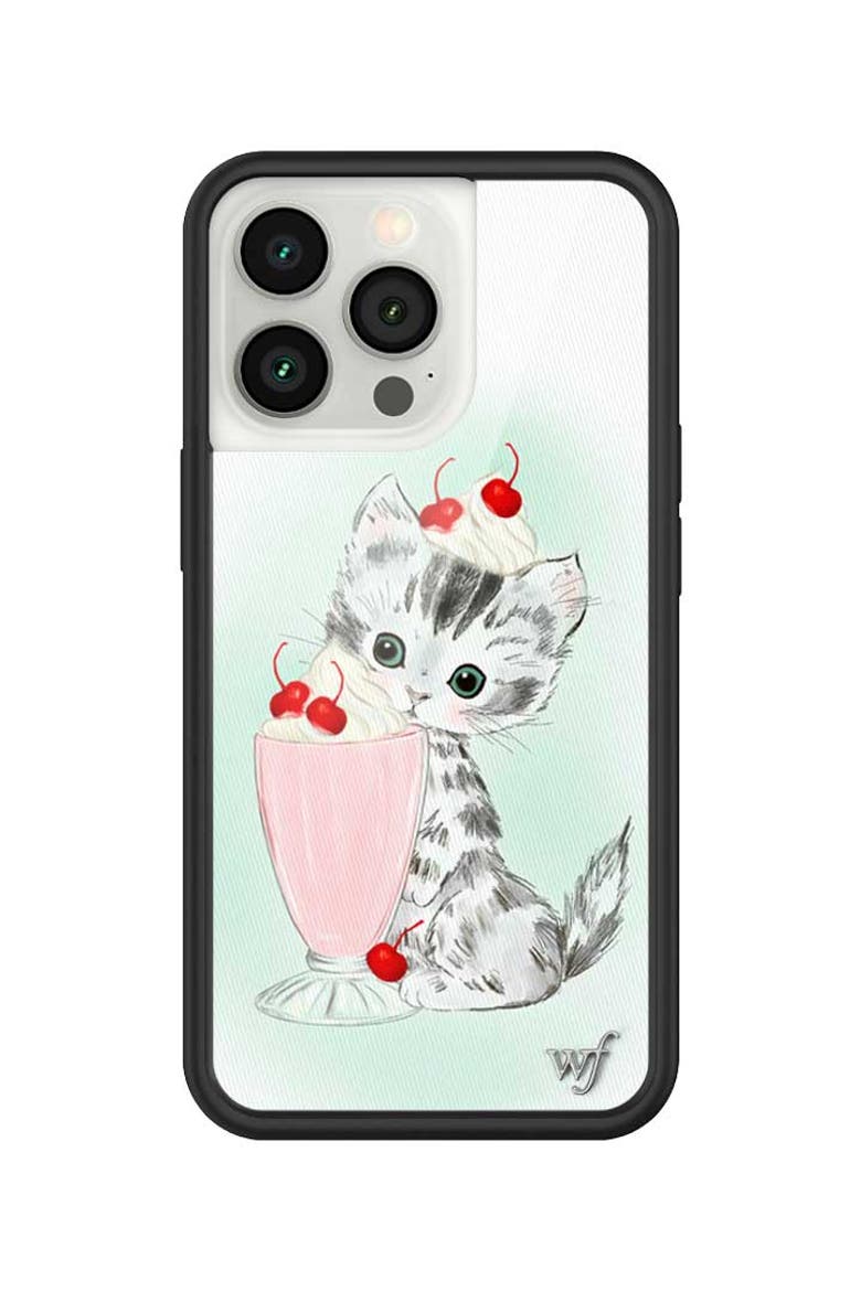 Kitty Shake iPhone Case, Alternate, color, Blue