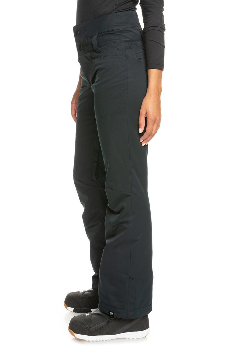 Roxy Diversion Insulated Water Repellent Snow Pants, Alternate, color, 