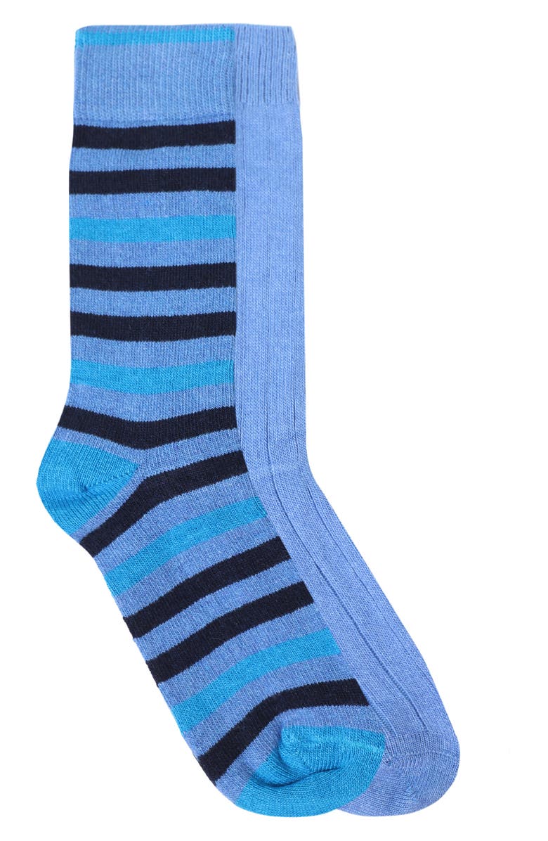 Lorenzo Uomo 2-Pack Cashmere Blend Crew Socks, Main, color,