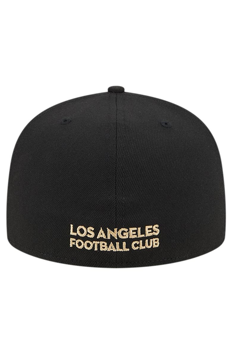 New Era Men's New Era White/Black LAFC 2024 Kick Off Collection 59FIFTY Fitted Hat, Alternate, color,