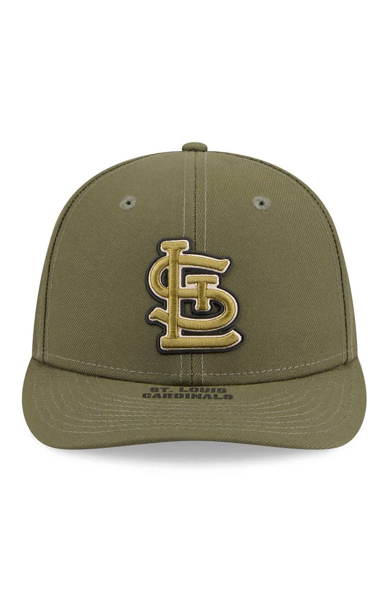 New Era Men's New Era  Olive St. Louis Cardinals 2026 Armed Forces Day Low Profile 59FIFTY Fitted Hat, Alternate, color, Olive