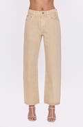 Pistola Lexi Mid Rise Bowed Straight Leg Jeans