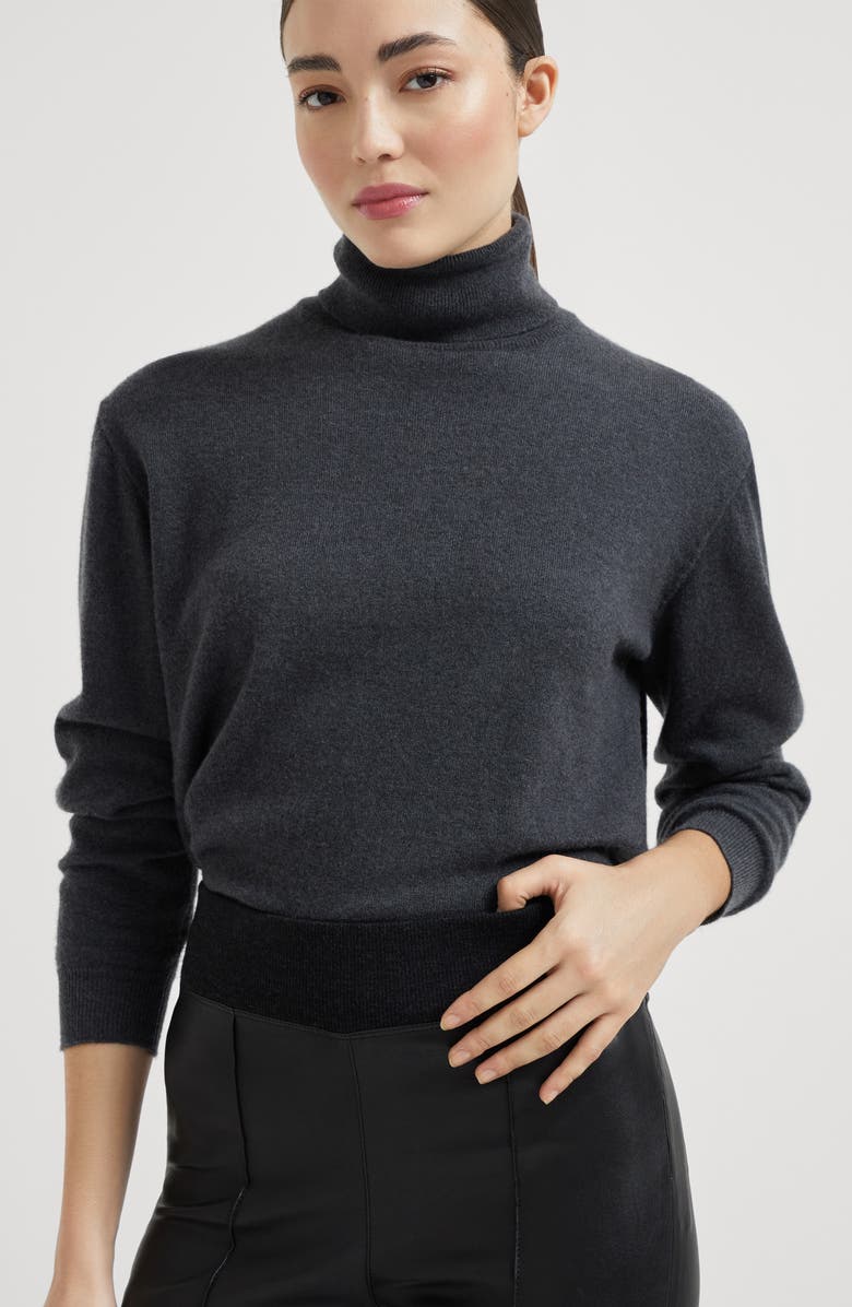 Brunello Cucinelli Stretch nappa leggings, Alternate, color,