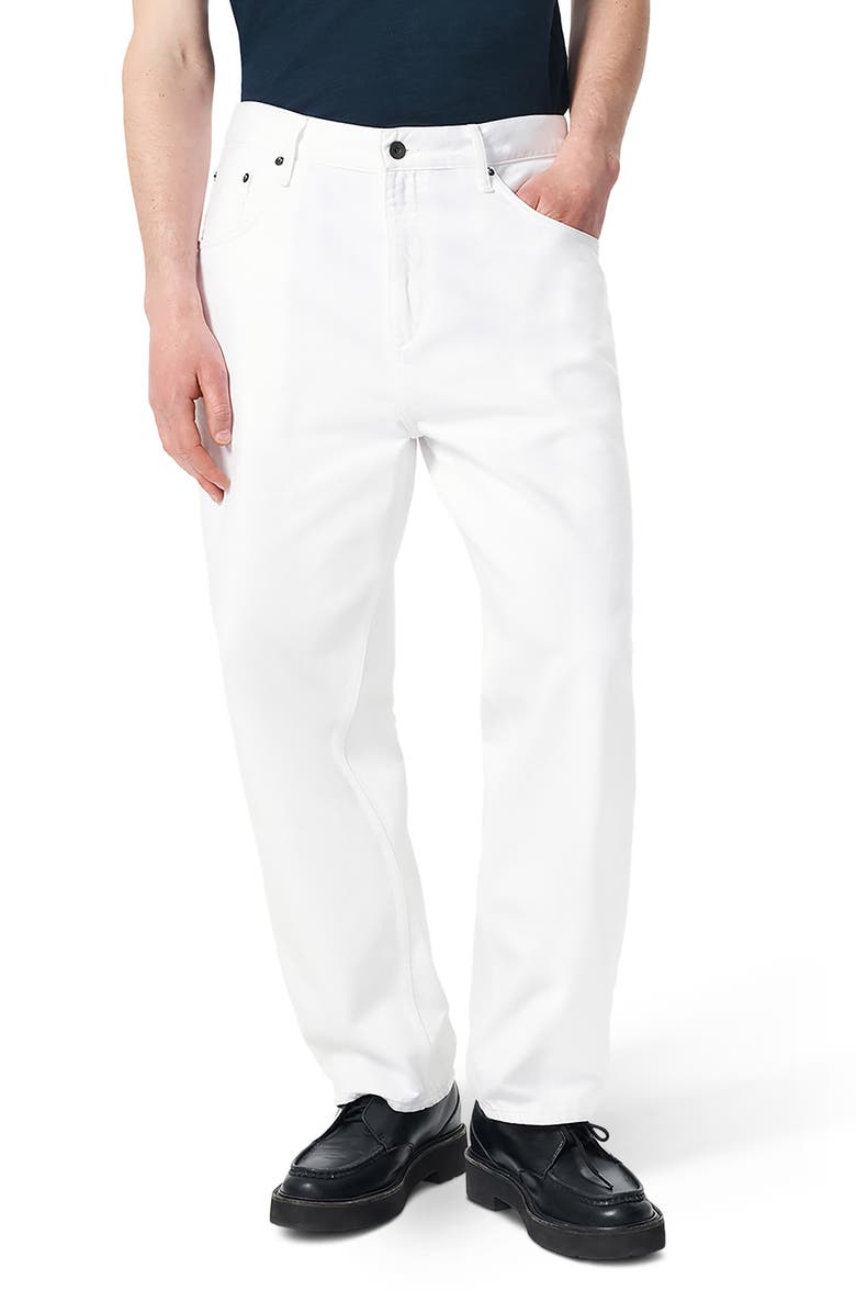 rag & bone RB Baggy Jeans, Main, color, White